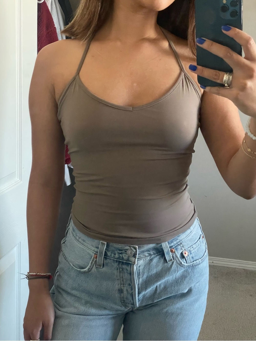 Cotton On Taupe Halter Camisole